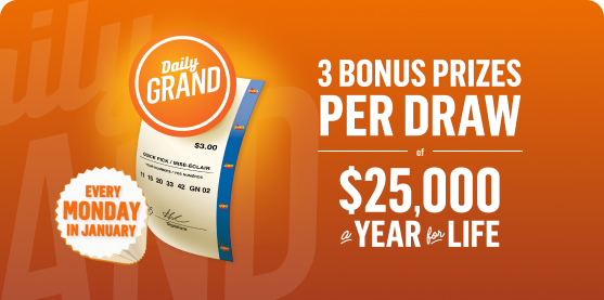 Daily Grand. Every Monday in January.
